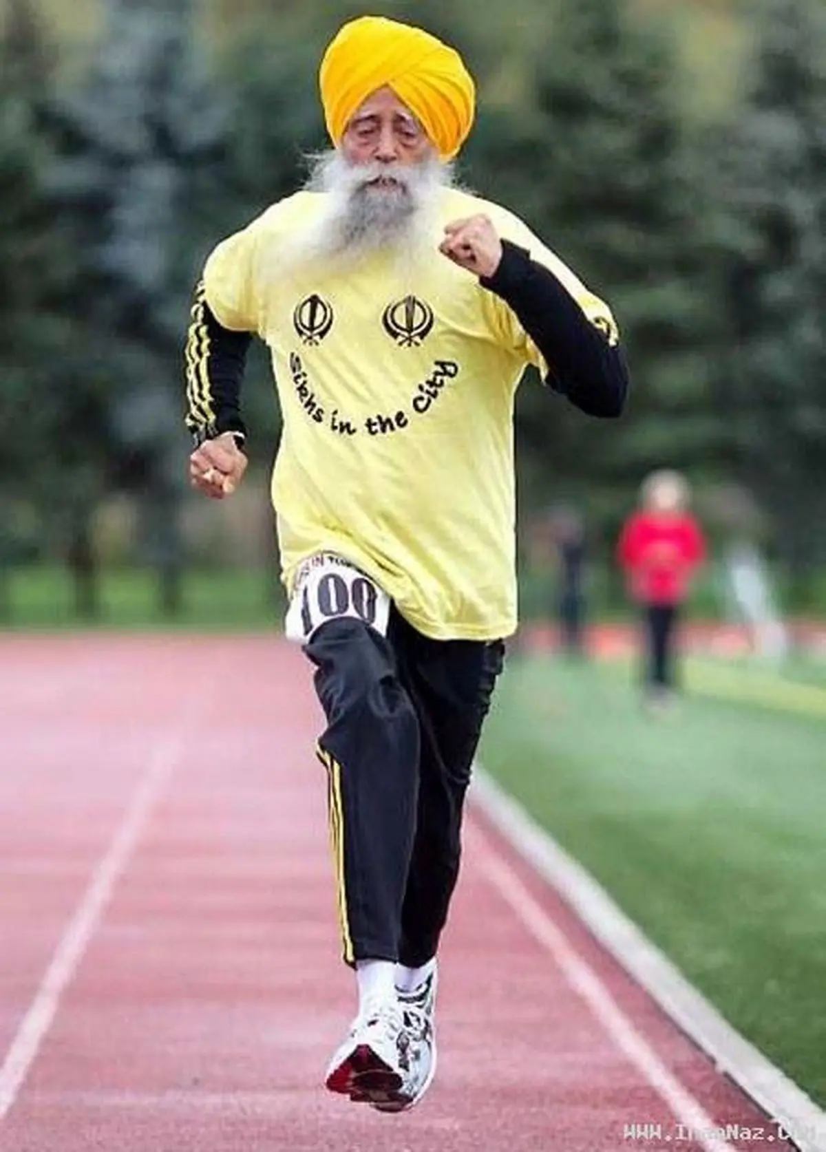 پیرترین شرکت کننده مسابقات دو با یکصد سال سن!!