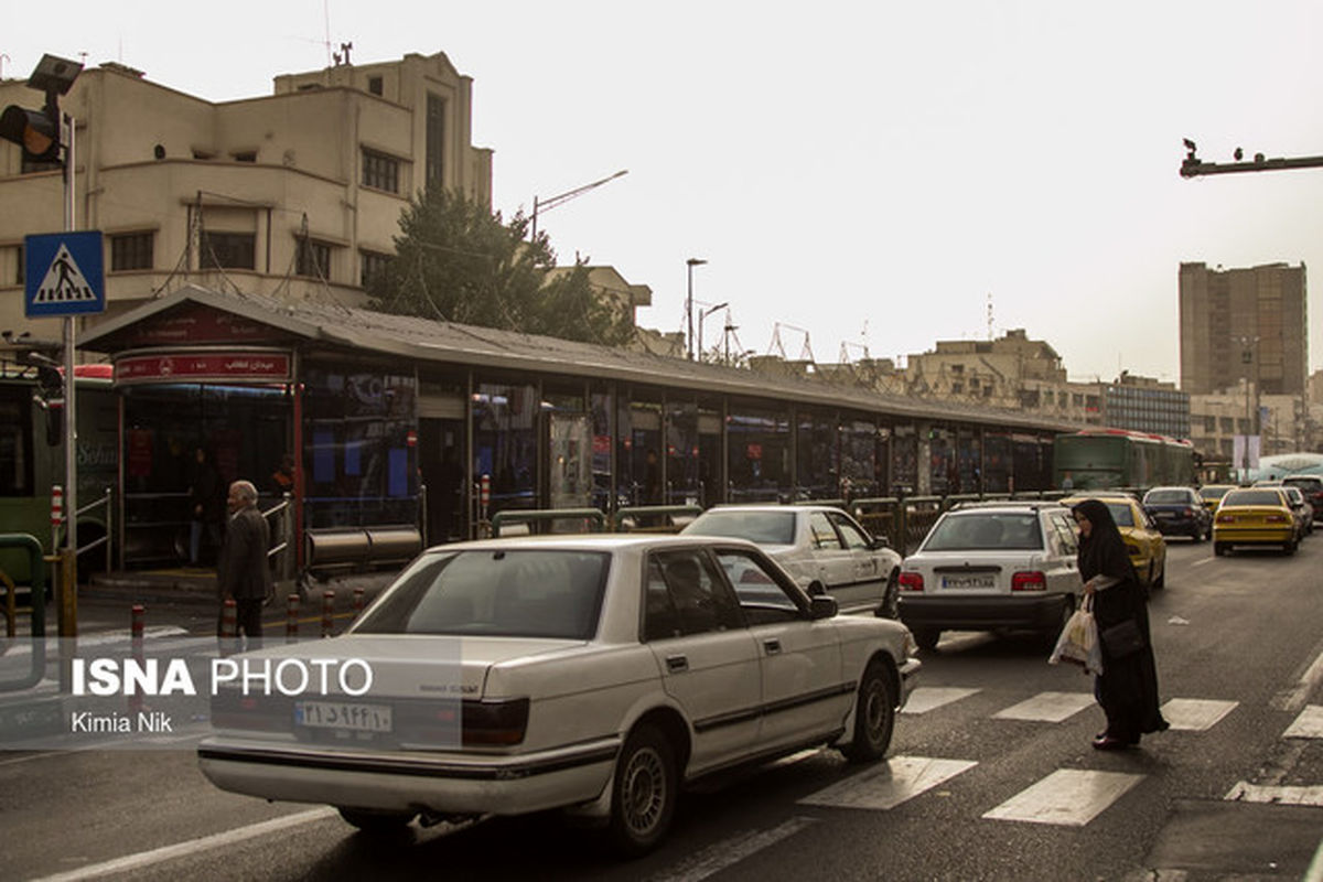 خیزش گرد و خاک در تهران