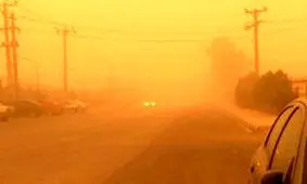 گرد و خاک شدید ادارات شهرستان ایذه را به تعطیلی کشاند