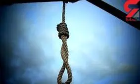 دار زدن مرد همدانی در باغ بیمارستان