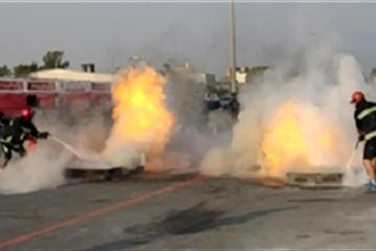 آتش سوزی محوطه سازمان میراث فرهنگی تلفات جانی نداشته