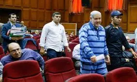 متهم ردیف اول پرونده موسسه ثامن الحجج در لباس زندان+عکس