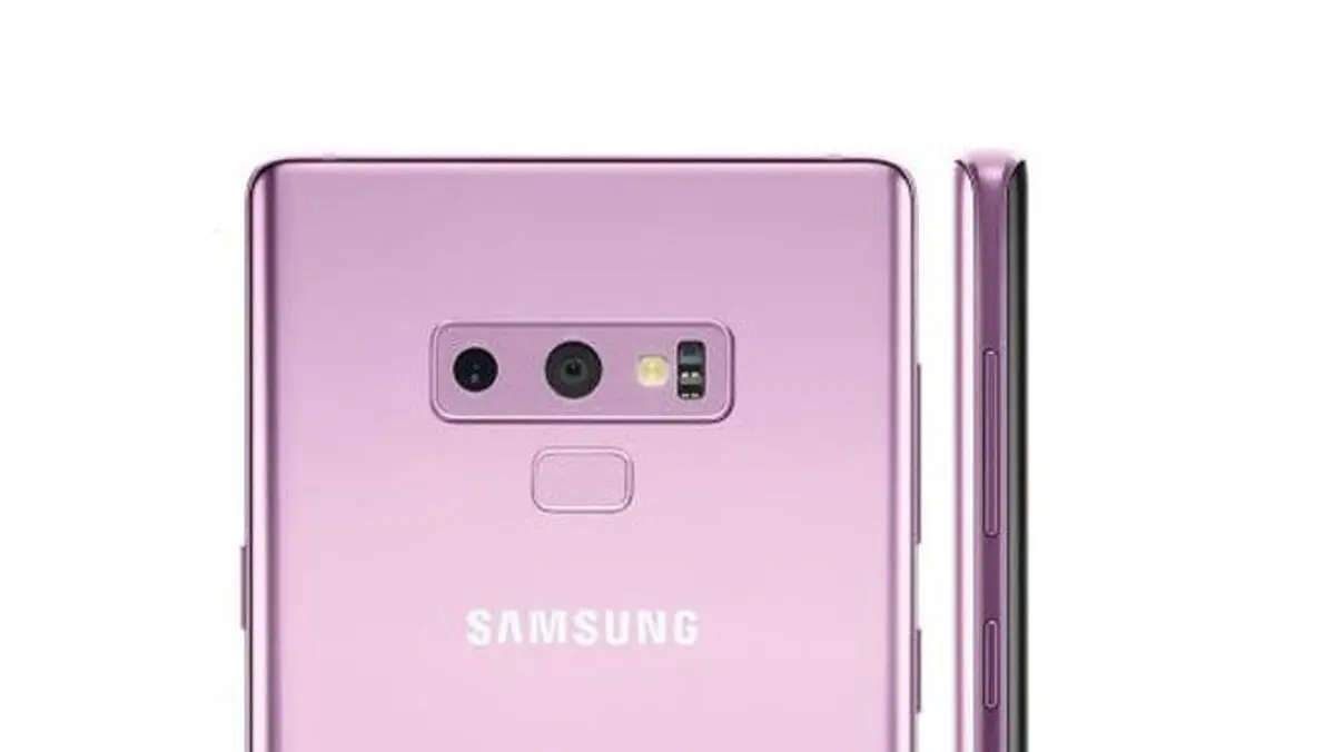 گوشی Galaxy Note 9 سامسونگ در رنگ «یاسی» نیز عرضه می‌شود