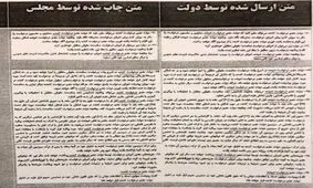 نماینده شیراز افشا کرد: دستکاری کلمات لایحه دولت درخصوص لوایح مبارزه با پولشویی توسط یکی از معاونت های مجلس/ ایرادات شورای نگهبان به همین کلمات تغییر یافته بوده است+ سند