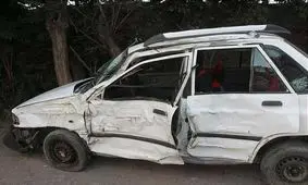 سقوط خونین پراید در رودخانه کرج