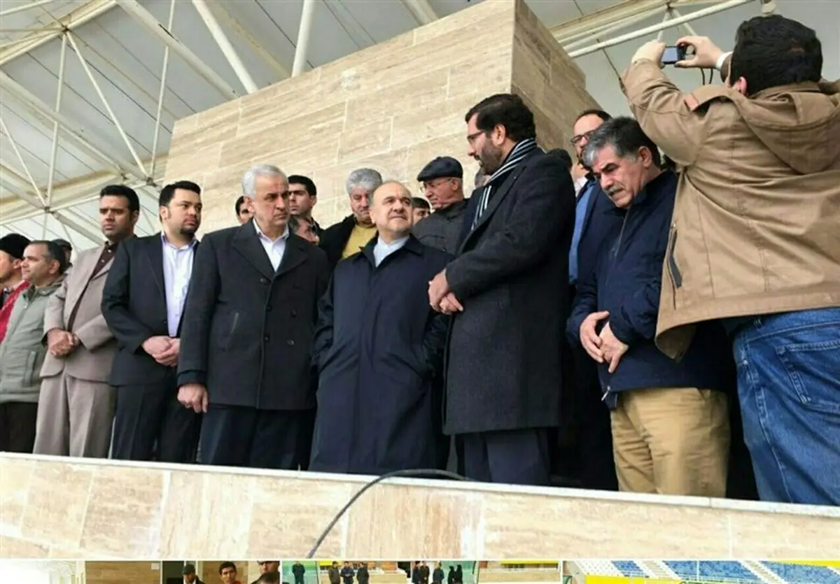وزیر ورزش و جوانان از ورزشگاه ۱۵ هزارنفره بجنورد بازدید کرد