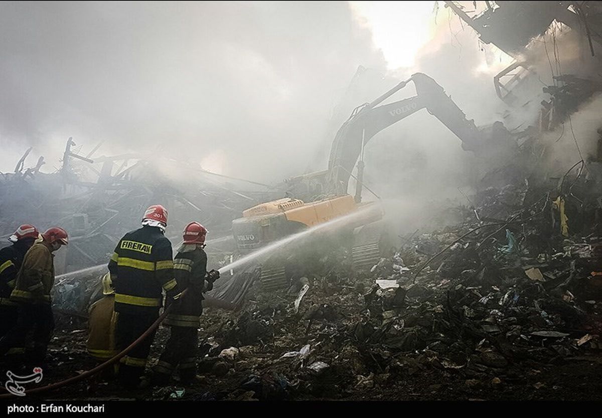 حادثه ساختمان پلاسکو اوج ایثار و شجاعت آتش نشانان را نمایش داد