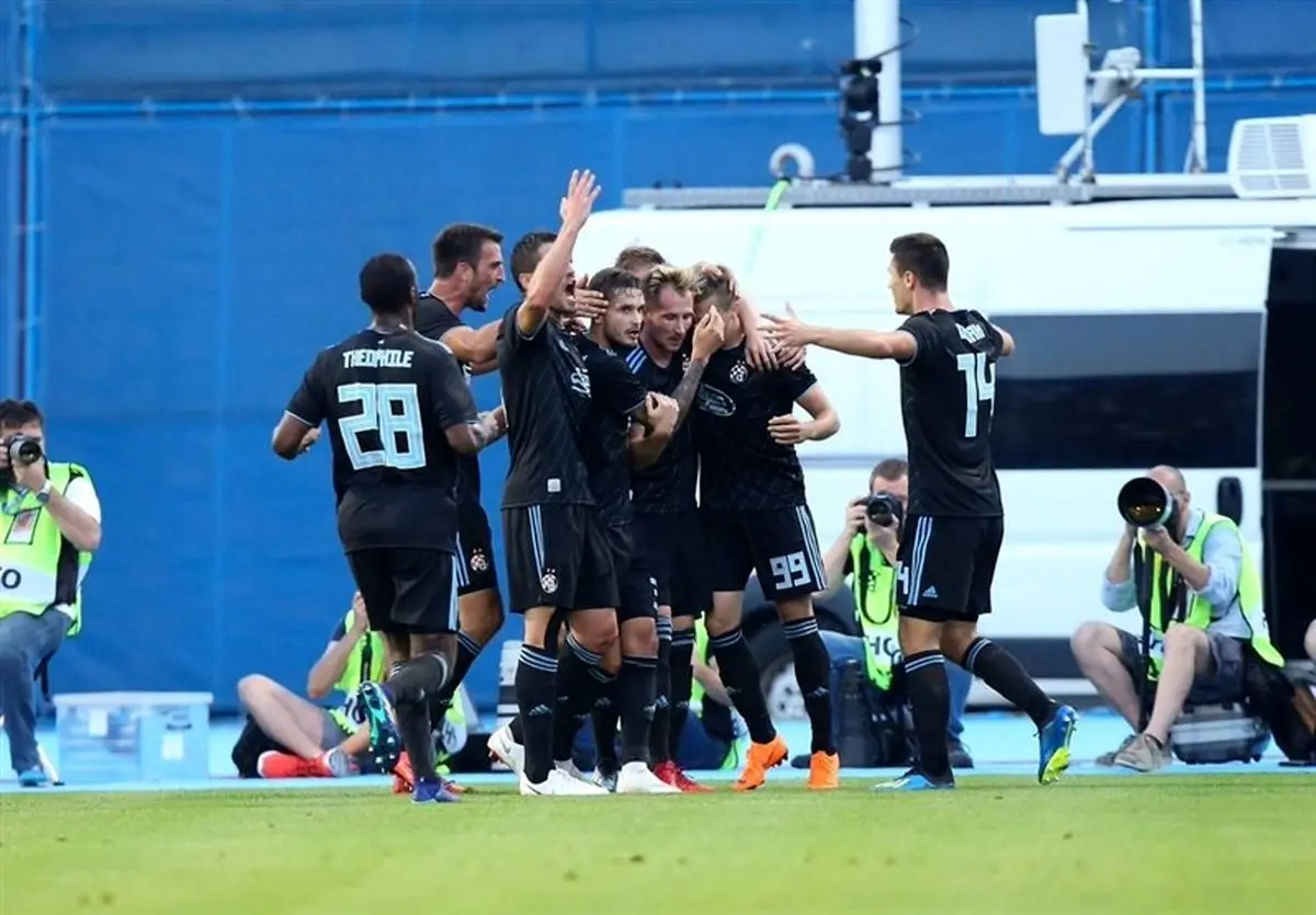 برتری قاطعانه دیناموزاگرب در لیگ اروپا