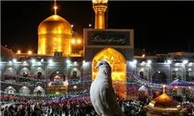 جشن تولد باشکوه 1291 سالگی امام هشتم در بارگاه نورانی‌اش+عکس