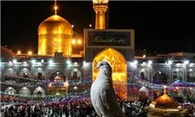 جشن تولد باشکوه 1291 سالگی امام هشتم در بارگاه نورانی‌اش+عکس