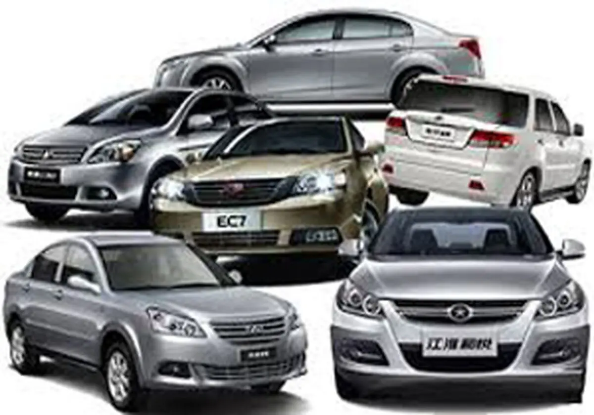 قیمت خودروهای چینی در بازار تهران
