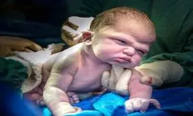 تصاویر دیدنی و بامزه از نوزادان تازه متولد شده