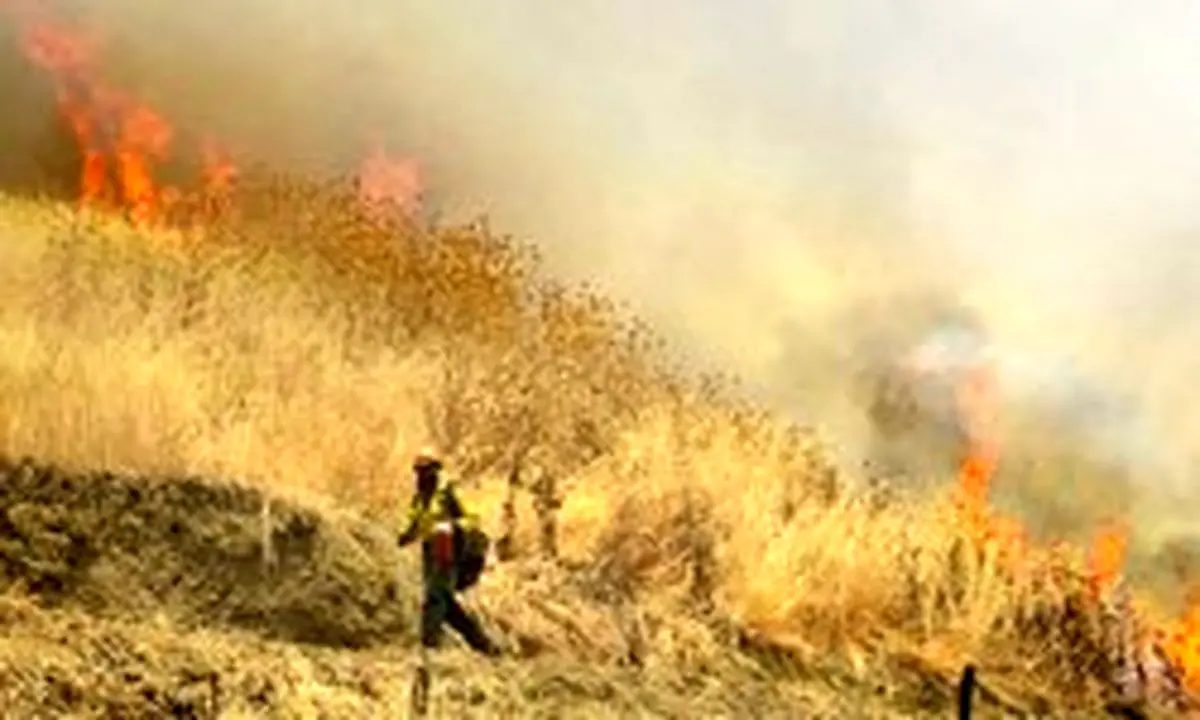 احتمال وقوع آتش‌سوزی در مراتع استان قزوین قوت گرفت