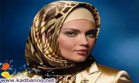 هماهنگی آرایش با رنگ شال و روسری