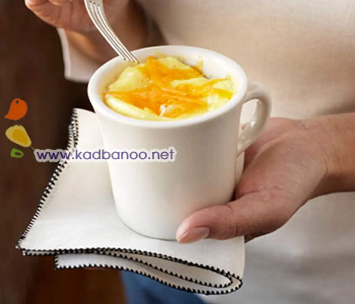 نیمروی فنجانی در مایکروویو