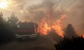 یونان از احتمال عمدی بودن آتش سوزی در آتن خبر داد