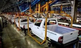 توقف تولید ۲ وانت