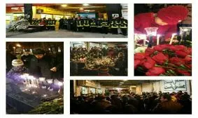 گرامیداشت حادثه‌دیدگان ساختمان پلاسکو در آتش‌نشانی اردبیل برگزار شد