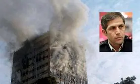 توضیحات سخنگوی آتش نشانی راجع به آمار گرفتاران در حادثه پلاسکو