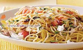 ماکارونی با مرغ