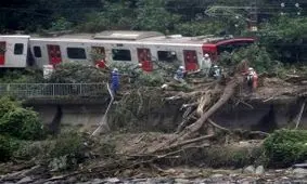 وقوع طوفان مهیب در مناطقی از ژاپن