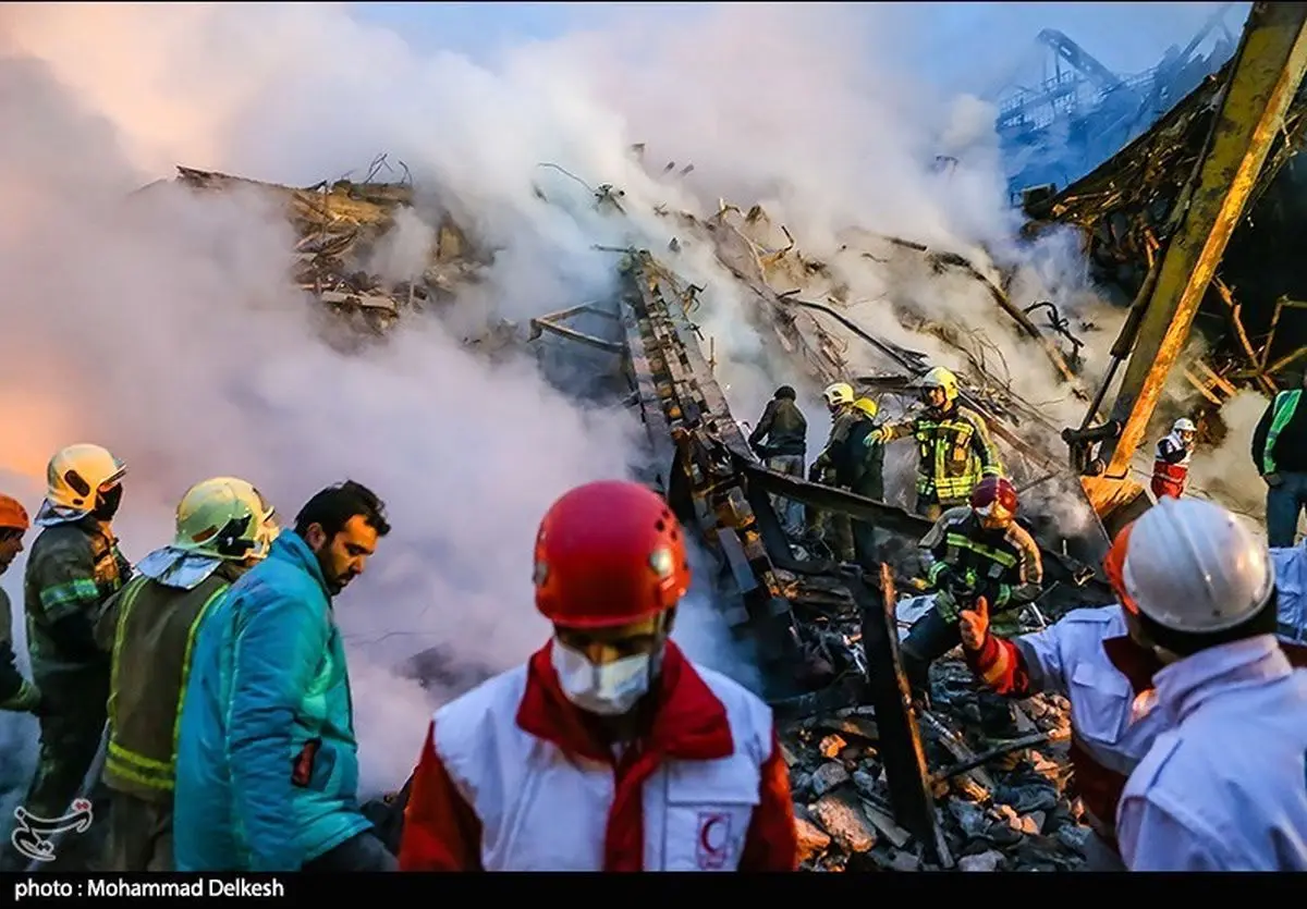 تجهیزات نیروگاه‌سازان ایرانی به کمک آواربرداری پلاسکو آمد