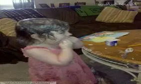 خدا به پدر و مادر این بچه ها صبر بده (تصویری)