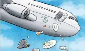 کارتون روز: کتک کاری خلبان و کمک خلبان بخاطر غذا!