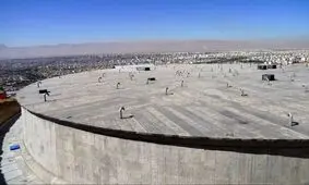حمله هوایی شب گذشته دشمن به منبع آب شهر هفتکل خوزستان

