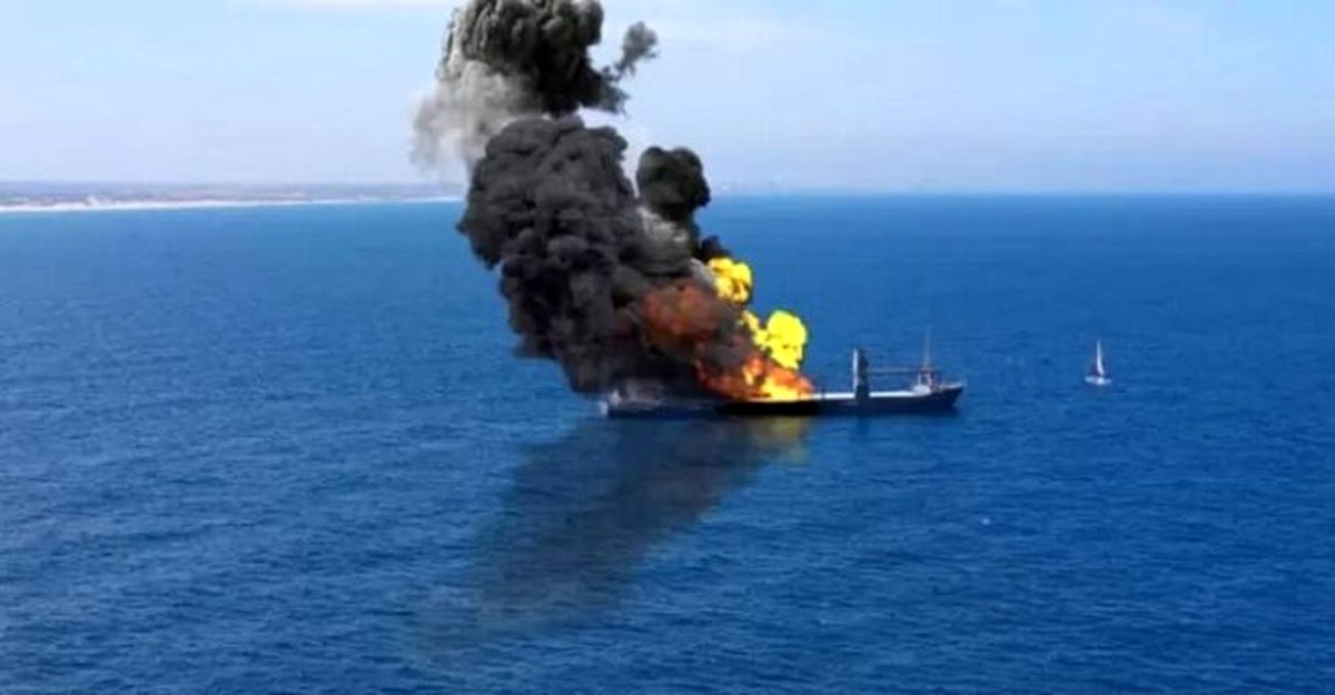 حمله به کشتی باری در سواحل هند، با پهپادی انجام شد که از خاک ایران شلیک شده بود