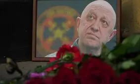 مراسم گرامیداشت یوگنی پریگوژین/ عکس

