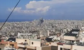 حمله هوایی اسرائیل به ضاحیه جنوبی بیروت


