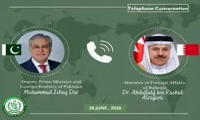 رایزنی وزرای خارجه پاکستان و بحرین درباره تحولات جدید منطقه پس از امضای تفاهم‌نامه

