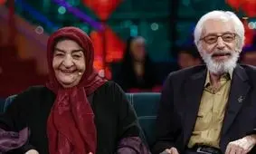 سفر زمان؛ چهرۀ «گیتی رئوفی» در 21 سالگی در کنار همسرش «جمشید مشایخی»/ عکس