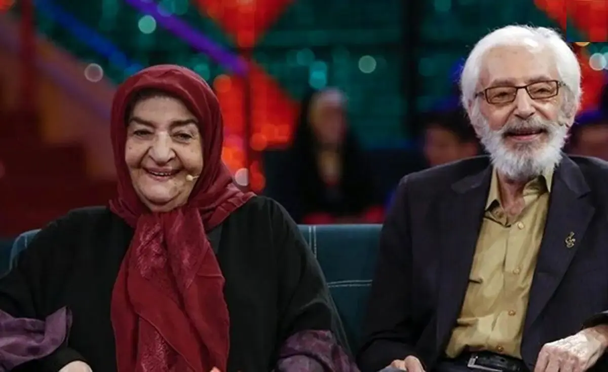 سفر زمان؛ چهرۀ «گیتی رئوفی» در 21 سالگی در کنار همسرش «جمشید مشایخی»/ عکس