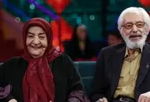 سفر زمان؛ چهرۀ «گیتی رئوفی» در 21 سالگی در کنار همسرش «جمشید مشایخی»/ عکس