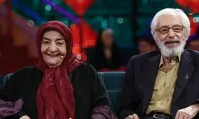 سفر زمان؛ چهرۀ «گیتی رئوفی» در 21 سالگی در کنار همسرش «جمشید مشایخی»/ عکس