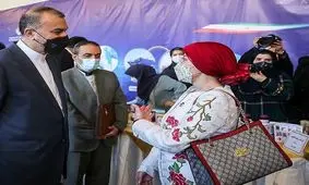 حجاب سفیر جدید فلسطین مقابل رئیسی/ عکس
