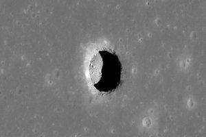  غار گدازه‌ای کشف شده زیر سطح ماه شاید محلی برای ساکنان زمینی در آن باشد 
