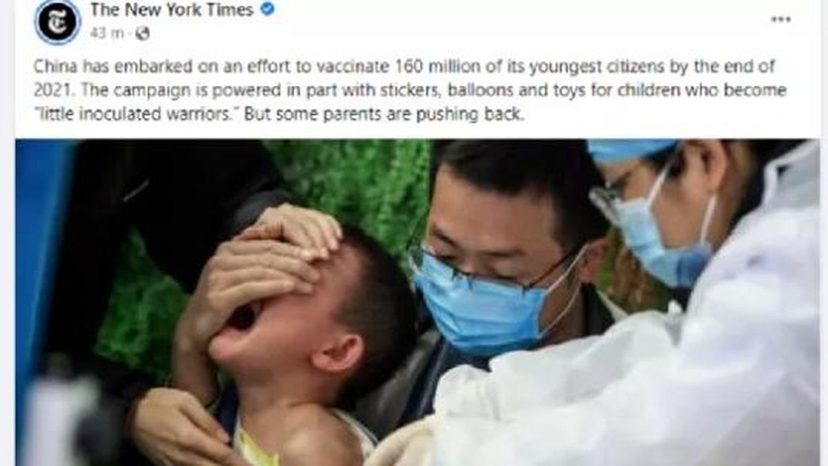 استفاده مغرضانه «نیویورک تایمز» از واکسیناسیون کودکان برای ضربه زدن به چین