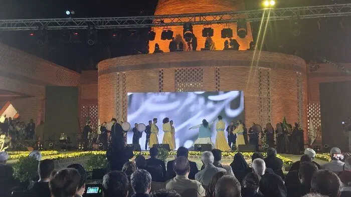 بارگاه شمس تبریزی با حضور وزیر میراث فرهنگی در شهر خوی افتتاح شد