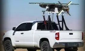 پرتاپ پهپاد شاهد از روی تویوتا تاندرا/ ویدئو