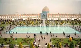 میدان نقش‌جهان اصفهان در زمان سلطنت شاه سلطان حسین صفوی