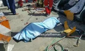 واژگونی خونین خودرو سواری پژو در جاده «اهر – تبریز»