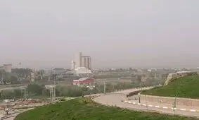 گرد و غبار چهارمحال و بختیاری را فرا گرفت