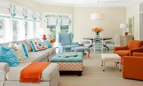 اتاق نشیمن را با کمترین هزینه و زمان دکور کنید