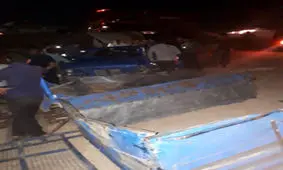 یک کشته و دو زخمی در تصادف محور کازرون