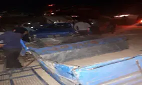 یک کشته و دو زخمی در تصادف محور کازرون