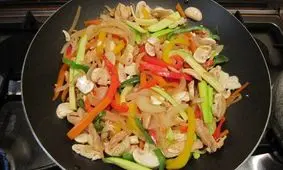 طرز تهیه خوراک دریایی با سبزیجات چینی