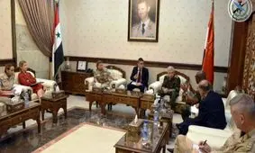 وزیر دفاع سوریه با هیاتی از سازمان ملل متحد گفت و گو کرد